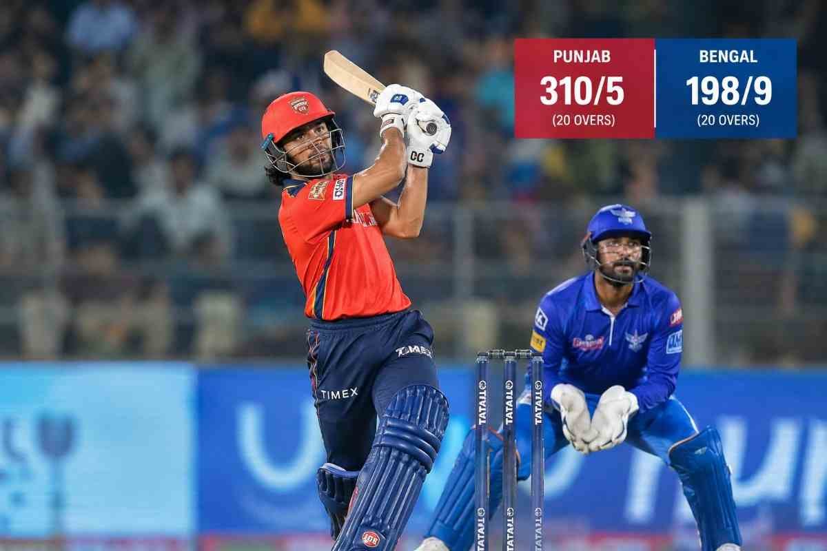 Punjab Cricket team vs Bengal Cricket team match scorecard
